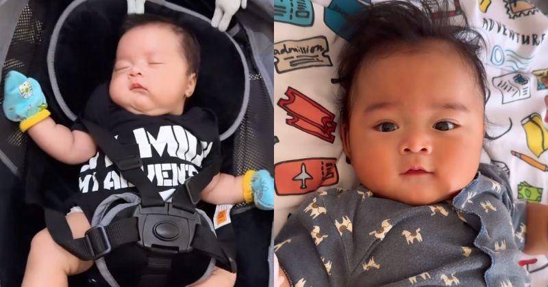 8 Foto Baby Abellano, Anak Kedua Marshel Widianto dan Cesen